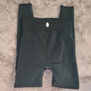 FP Movement Small Charcoal Gray womens yoga leggings ladies tights workout pants